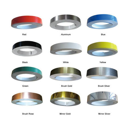 PE PVDF color coated aluminum strip